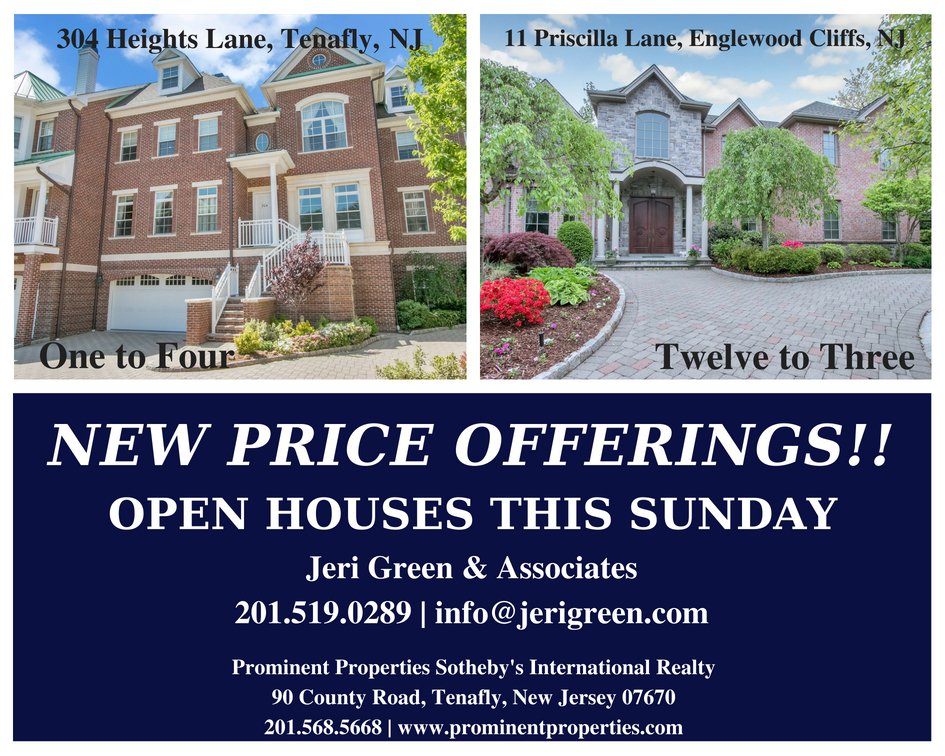 JeriGreen23's tweet photo. #newpriceofferings #openhouses #luxuryproperties #linksnj #ppsir #realestate #bergencounty #forsale SUNDAY 11 Priscilla Lane #englewoodcliffsnj 12-3 &amp; 304 Heights Lane #tenaflynj 1-4 https://t.co/HlaUWY7UMU