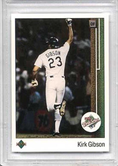 baseballcardDoc's tweet image. Dennis Eckersley hates this card. ⚾️⚾️⚾️ #kirkgibson #1989upperdeck #upperdeck #baseballcard #baseballcards #baseballcarddoc #baseballcardmovie #jackofalltrades #dodgers #denniseckersley #1988worldseries @Dodgers @UpperDeckSports