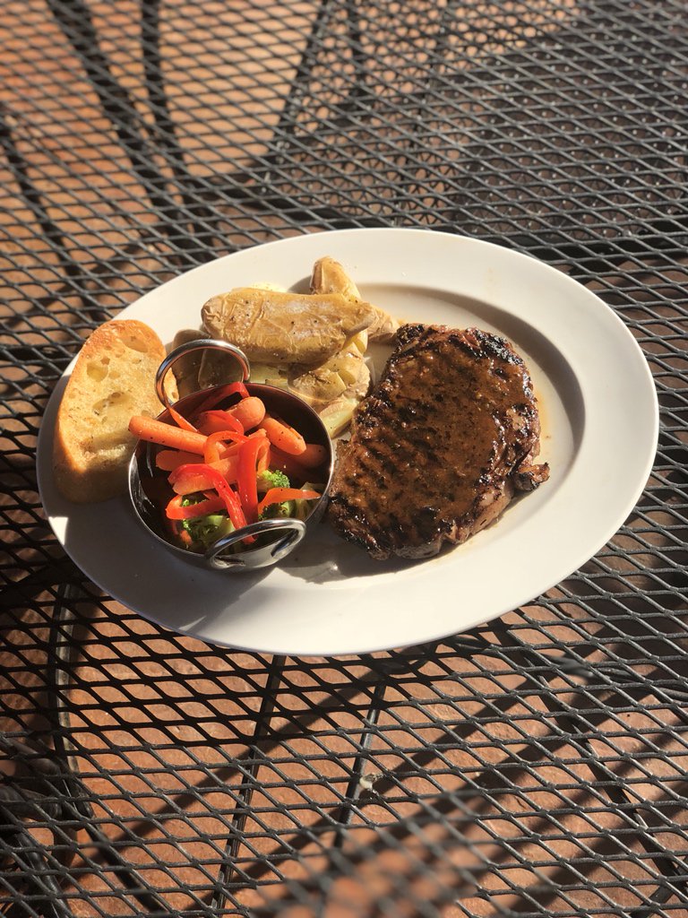 theunionok's tweet photo. Feeling strong today?  Try one new Butter Steak! It comes with our chef’s favorite “smashed taters” and fresh steamed veggies. If you’re feeling extra bold, pair it with an Old Fashioned and you’ve got a lunch fit for royalty!! https://t.co/KNkKZdKxKL