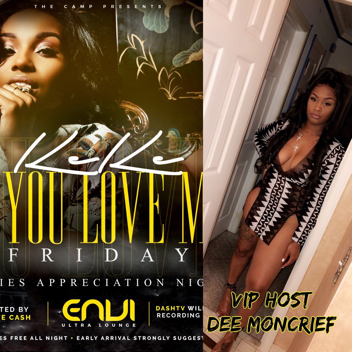 _deemoncrief's tweet photo. Ladies free ALL NIGHT no ๐งข club Envi tonight ๐ช๐ฝ #campshit I am ya host ๐ฅ @Dash_Tv @Suave_Cashhh https://t.co/oSc710WnAt