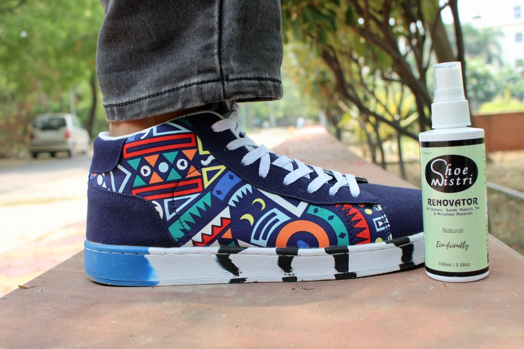 ShoeMistri's tweet photo. When you go to a party, your hair are set, outfit is on point, you have worn that cool fragrance to up you outfit game but what about shoes??

Add a spark to your shoes with a spray of  Shoe Mistri's Renovator
#shoe #renovator #suedecare #ecofriendly #nontoxic #shoetime #shoegame https://t.co/JnZ07QqpWu