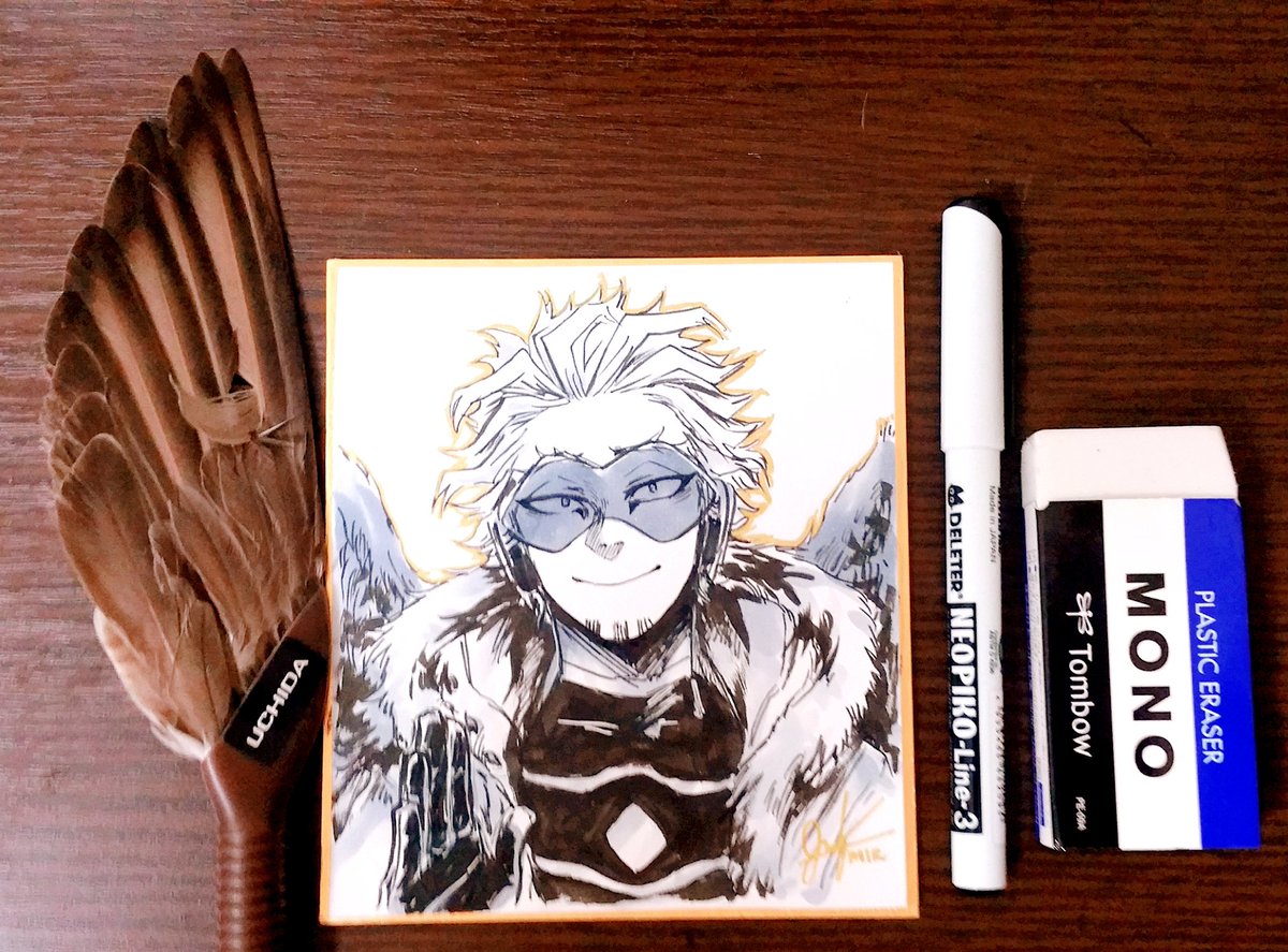 haven't drawn hawks in a while T T