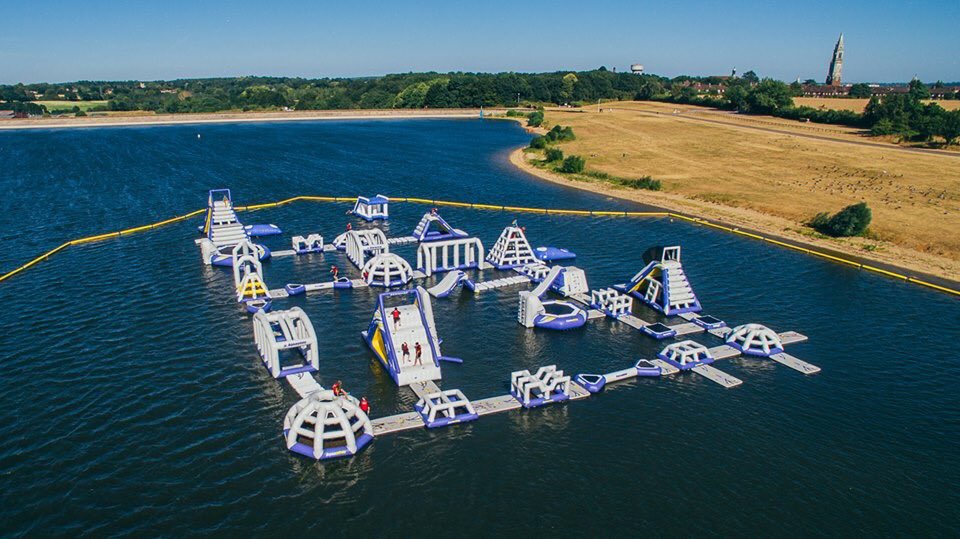 RossWishart's tweet photo. Looking for a great way to cool off this weekend? You’ll have a lark at Suffolk Aqua Park! Check out my @aquaparksuffolk feature in this month’s @BounceMagazine1 at  https://t.co/uGYCxUAVuB
#bouncemagazine #actionman #suffolk #aquapark https://t.co/cWIcap0Q7C