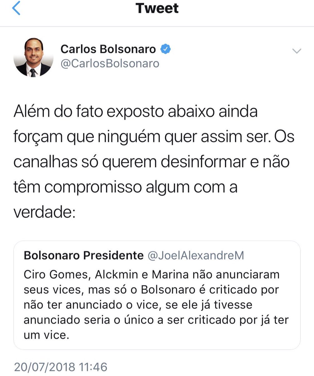 Carlos Bolsonaro on X: POMBOFÓBICO:Discutir com petista é como