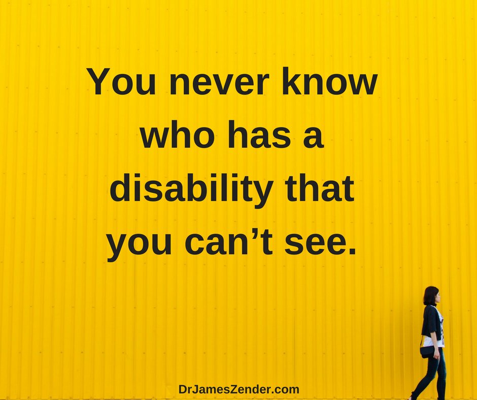 You never know who has a disability that you can't see. #PTSDAwareness #MentalHealth