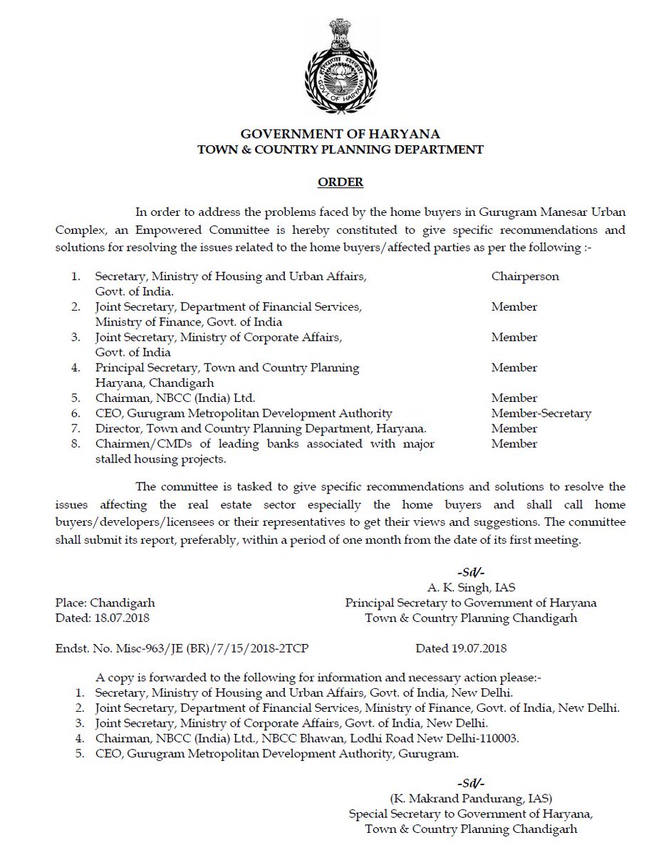 Saurabh Agarwal (@saurabhain) on Twitter photo <a href="/CMOfficeUP/">CM Office, GoUP</a> <a href="/Satishmahanaup/">Satish Mahana</a> <a href="/myogiadityanath/">Yogi Adityanath</a> <a href="/PMOIndia/">PMO India</a> <a href="/FinMinIndia/">Ministry of Finance</a> <a href="/PiyushGoyalOffc/">Piyush Goyal Office</a> <a href="/noidadevauth/">Noida Authority</a>
Sir - need a similar Empowered Committee for #NoidaHomeBuyers
#TakeOverUnitech <a href="/CMOfficeUP/">CM Office, GoUP</a> <a href="/Satishmahanaup/">Satish Mahana</a> <a href="/myogiadityanath/">Yogi Adityanath</a> <a href="/PMOIndia/">PMO India</a> <a href="/FinMinIndia/">Ministry of Finance</a> <a href="/PiyushGoyalOffc/">Piyush Goyal Office</a> <a href="/noidadevauth/">Noida Authority</a>
Sir - need a similar Empowered Committee for #NoidaHomeBuyers
#TakeOverUnitech