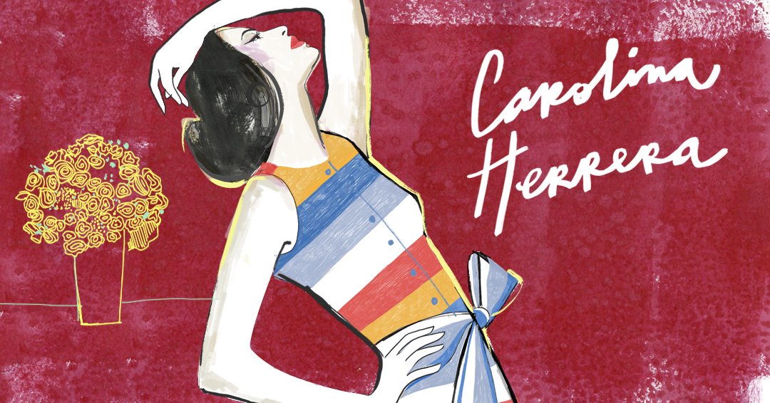 LadyMonrua's tweet photo. @carolinaherrera #diseñadora #venezolana #ilustracion #moda #diseño #art #diseñolatinoamericano https://t.co/m1Vy0QdzOO https://t.co/yA4BgKrOZJ
