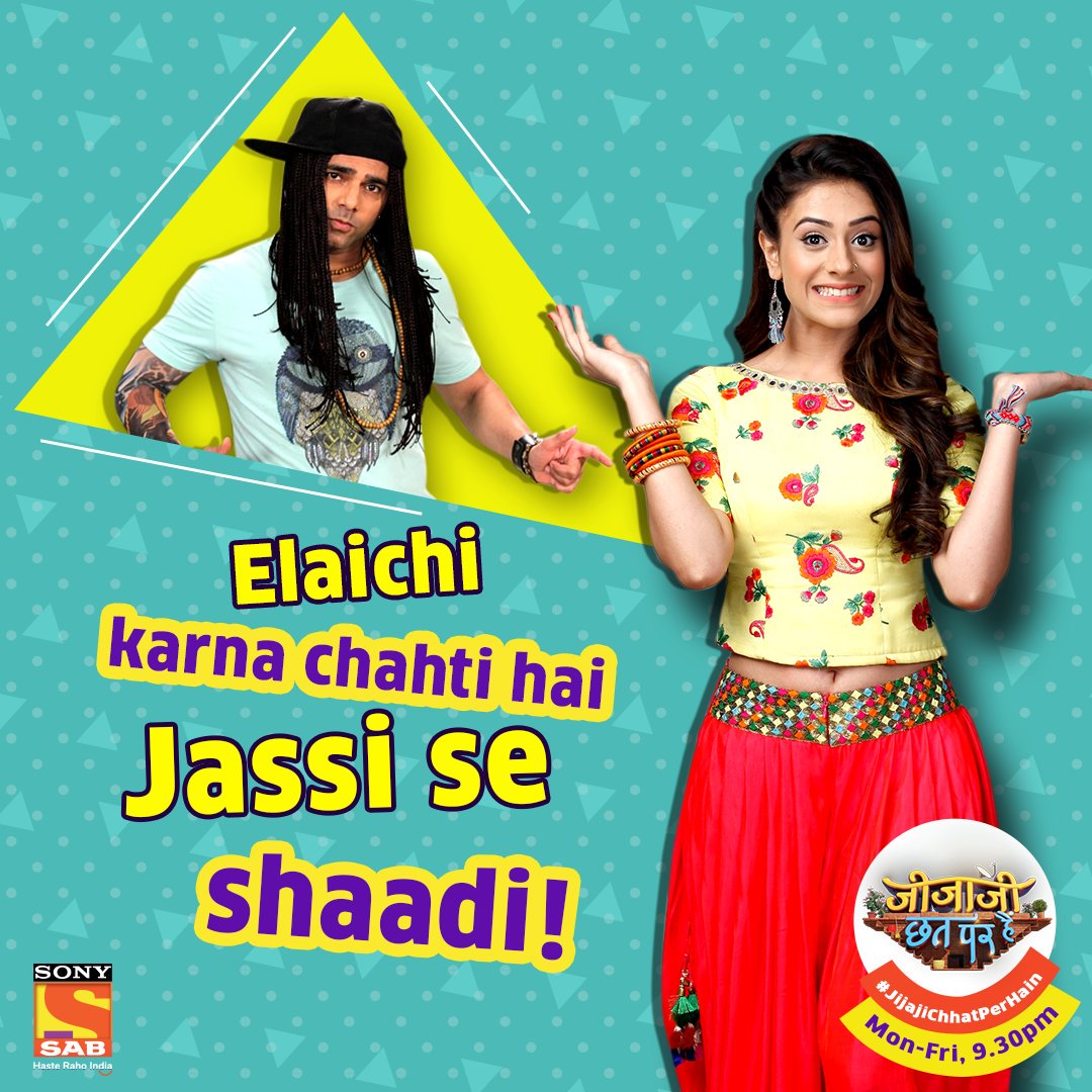 JJCPH_FanClub's tweet photo. When Malkhan from #BhabhiJeeGharParHain becomes #Jassi 😍 , the fun becomes double .
#LifeMeTanteHoRakhheHain 😂😂

#JijajiChhatPerHain 
@nawab_hiba @Deepesh_b2 @sabtv https://t.co/4L2cVoLCle