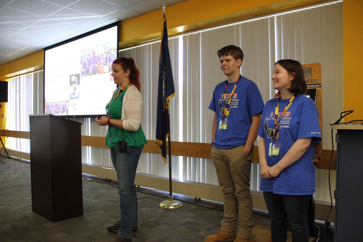 FRC1073's tweet photo. Across all shifts the last 2 days, @MilliporeSigma in Jaffrey NH, a safety sponsor, recognized us for our outstanding performance in safety. @HB_HighSchool @HBmiddleschool @SAU41_Super #SPARKCuriosity #morethanrobots #STEMSquad #NHSTEMSquad #makeitloud #WeAreNE #FIRSTLikeAGirl https://t.co/TZlW8gExnw