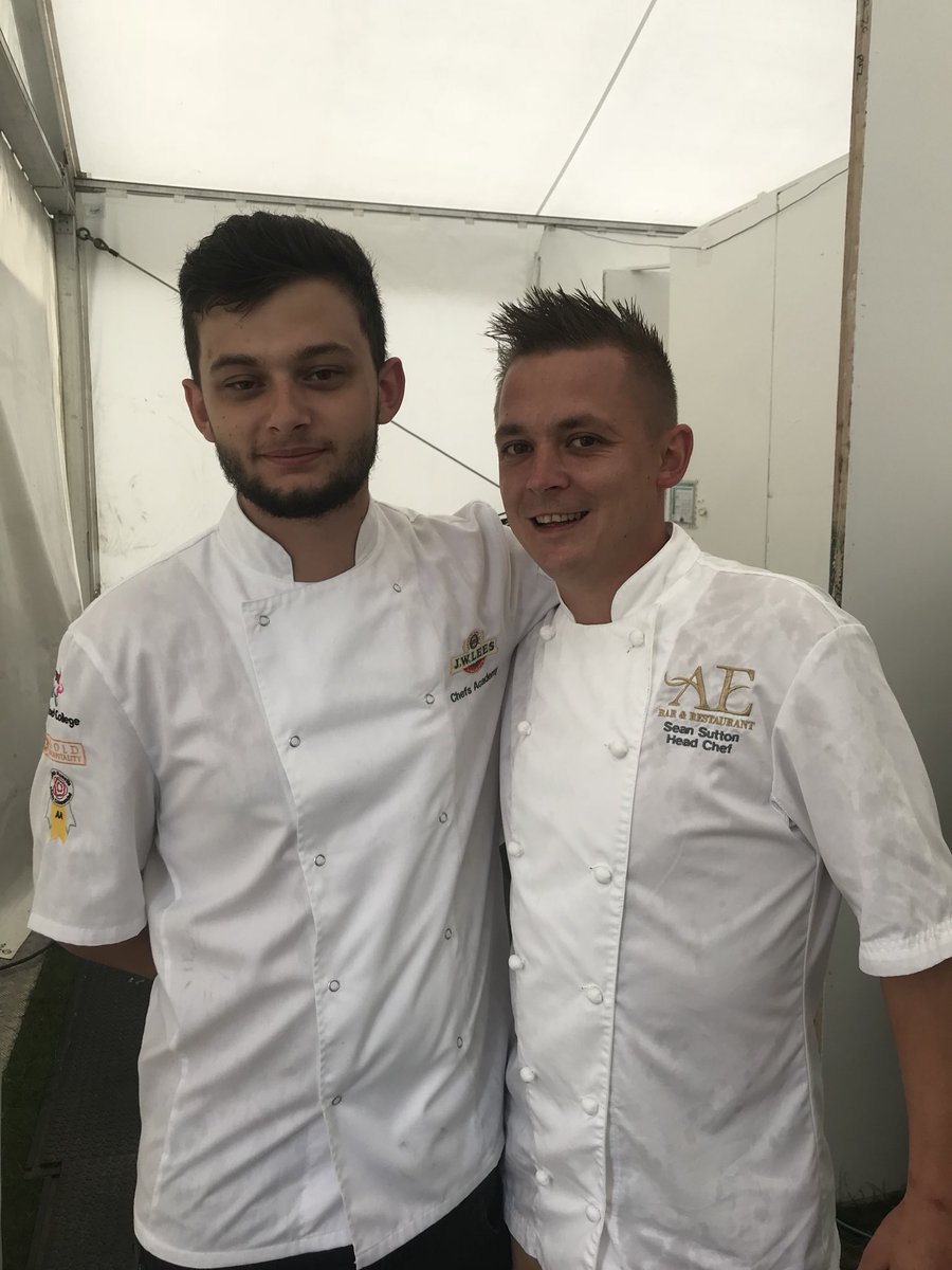 AlderleyHotel's tweet photo. The boys are ready @The_RHS Tatton Flower Show’s theatre stage! @ChefSeansutton https://t.co/JEUJiqwEKs