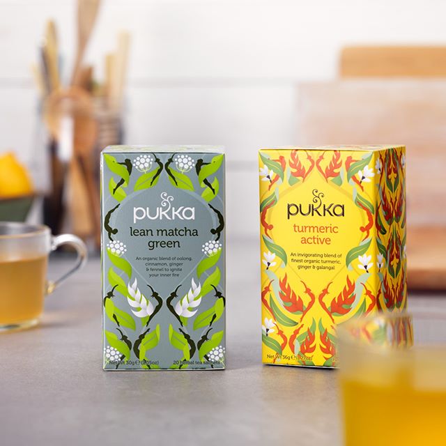 Pukkaherbs's tweet photo. Have you spotted our newest blends yet? 💛💚⠀⠀⠀⠀⠀⠀⠀⠀⠀
Both of these new brews contain #FairWild certified triphala - which means that, by picking up a pack, you are helping to protect wild plant species &amp; the beauty of their natural habitats > https://t.co/XWA10RSewl https://t.co/66XoHpolAe