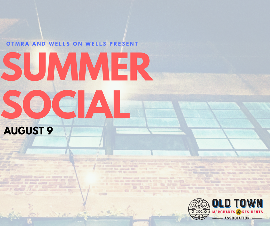There's nothing better than enjoying the summer weather outside on the patio. Join us for our summer social on Aug. 9 on <a href="/WellsOnWells/">Wells On Wells</a> back patio! Have some drinks and food and meet your Old Town neighbors. Hope to see you there! bit.ly/2Kqotux