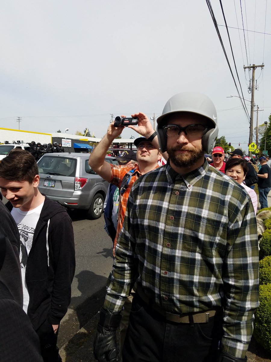 David Woods aka Deedub, is an ex-rapper who became a Nazi. He and a number of his Nazi friends eagerly attended Joey Gibson's rally in the Montavilla neighborhood.  https://rosecityantifa.org/articles/david-woods/