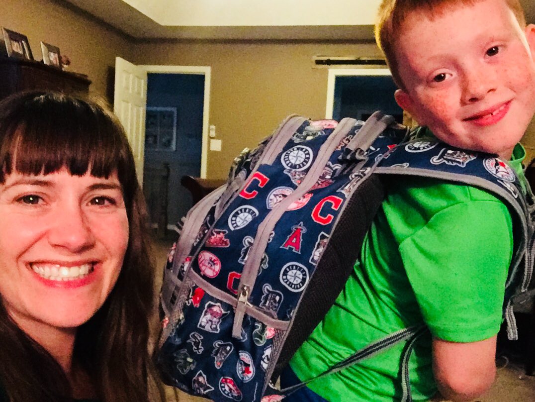 kmdurbin35's tweet photo. New backpacks from Gaga and Papa!! #schoolsupplies #summerselfiechallenge #somosmaxwell #vivaverano #lovesupplieshateforsummertoend https://t.co/1AsuD061i2