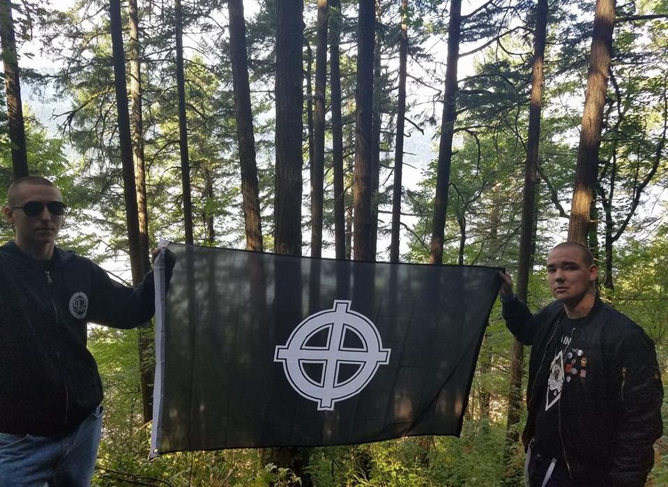 Thorsson Snyder, a violent white nationalist from the Portland area has been at a number of Joey Gibson's hate rallies.  https://rosecityantifa.org/articles/joey-the-martyr/#thorsson-snyder-and-gary-lee