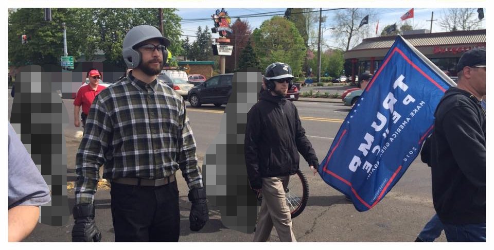 David Woods aka Deedub, is an ex-rapper who became a Nazi. He and a number of his Nazi friends eagerly attended Joey Gibson's rally in the Montavilla neighborhood.  https://rosecityantifa.org/articles/david-woods/