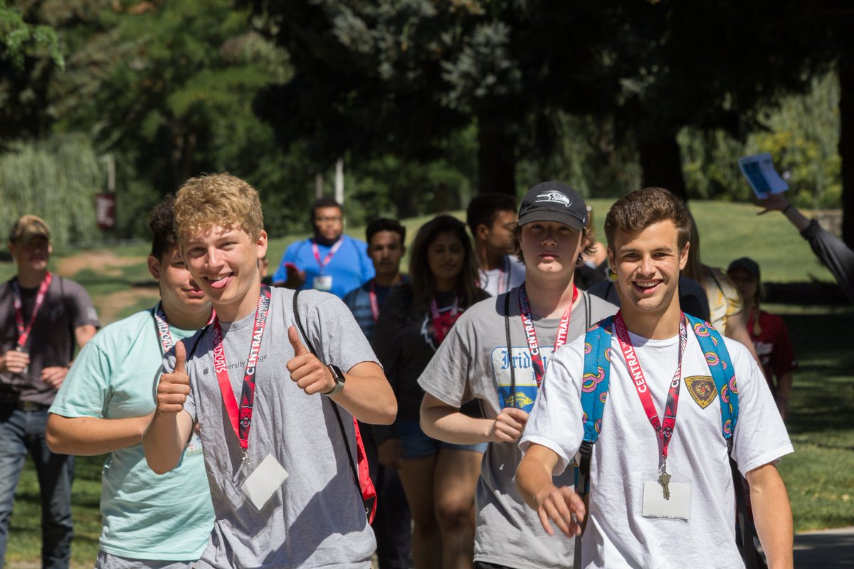 CWUHype's tweet photo. What an AWESOME group for the last #DiscoverCWU Orientation session 🙌 We'll see you again in September! https://t.co/dC2kAQbiLP