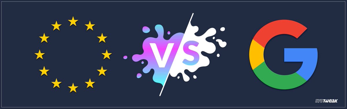 systweak's tweet photo. The EU and Google Tussle https://t.co/xfDt54113b #EU #Google #Android #Nougat #Marshmallow #Oreo #Apple #iOS #BlackBerry #Fuchsia #DuckDuckGo #playstore #YouTube #Samsung #HTC #Huawei https://t.co/P5Q3cHx53W