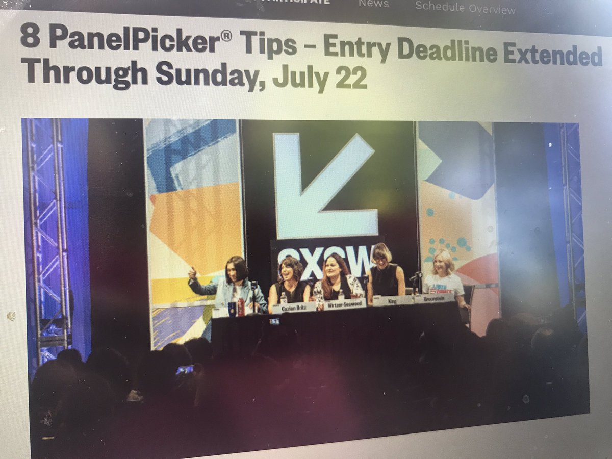 aparnamuk's tweet photo. #Protip: Don't stress about deadlines until you absolutely have to 🙌🏽 #SXSW REPRIEVE/EXTENSION!
Can't wait to share some of my smartest friends, colleagues' work in AI/#smartcities, deliberative democracy, the unbanked #cannabusiness + the power of #socialsound! #PanelPicker https://t.co/fVKU7mx5PV