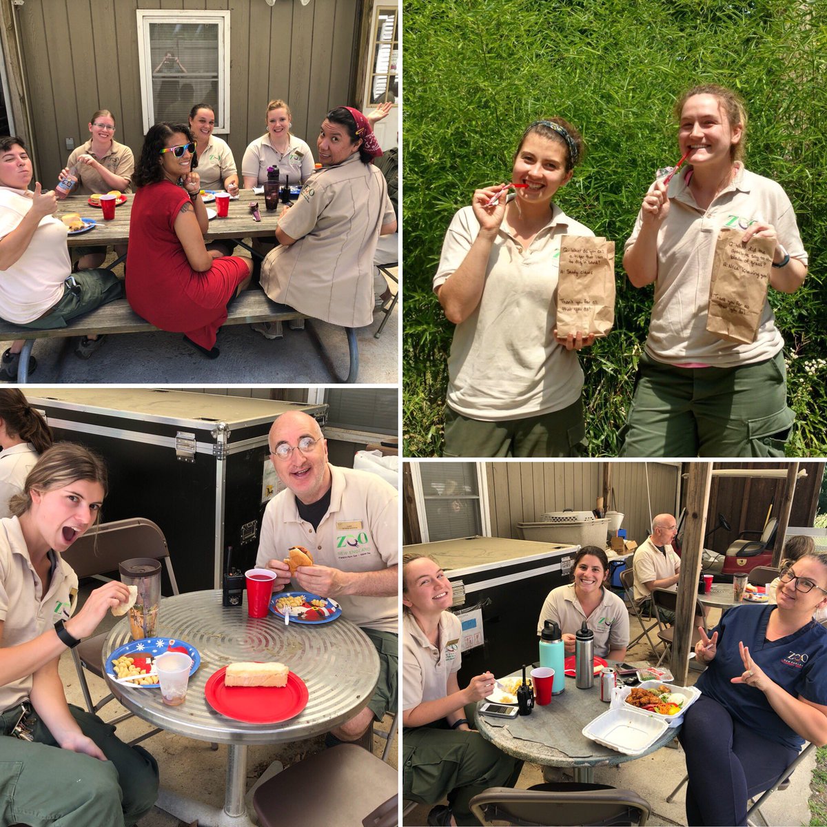 Cookouts and goodie bags to celebrate our awesome #zookeepers during this #NationalZookeeperWeek!