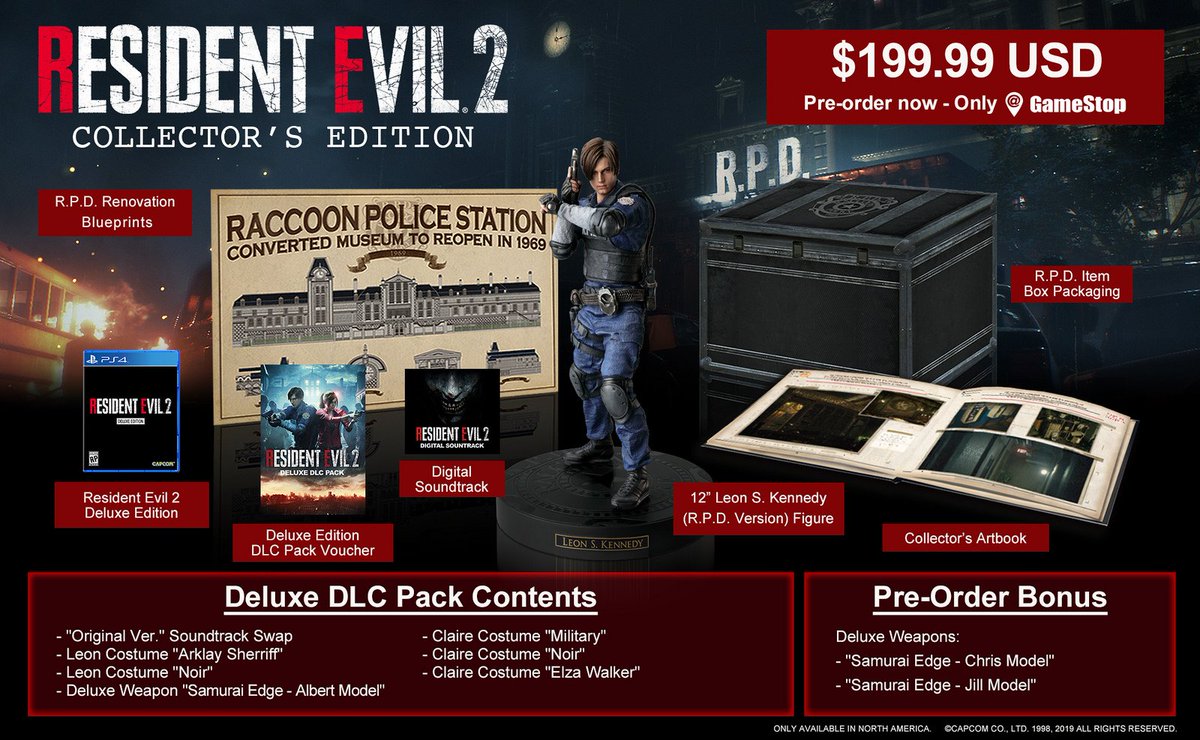 Resident Evil 2 Collector’s Edition