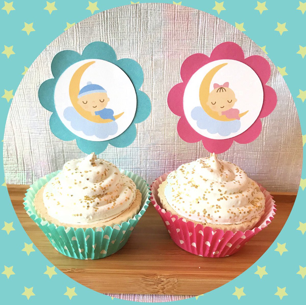 Kkraftycorner's tweet photo. Baby cupcake toppers available in my Etsy shop https://t.co/kkwnL47dPa #babyshowerdecor #babyshowerdecoration #babyshower #BabyShowerEssentials #baby #babygirl #babyboy #babygift #party #GenderReveal #twins #partydecor https://t.co/5WPJlTdZc2