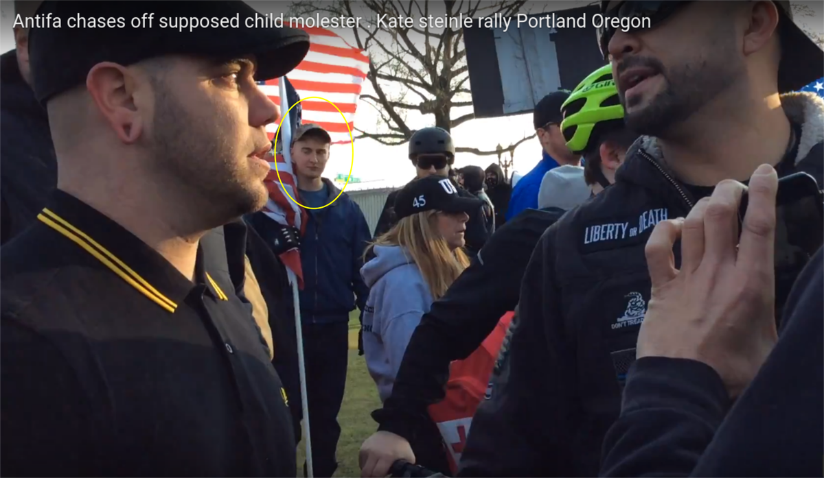 Fascist Identity Europa affiliate Liam Wynn attended Joey Gibson's rallies almost since they began  https://rosecityantifa.org/articles/psu-fascists/#liam-wynn