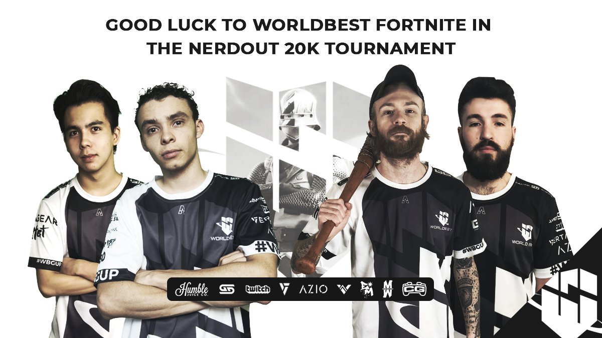 World Best On Twitter Wbg Is Proud To Announce Our Pro Fortnite Team Will Be Playing This Weekend In The Nerdoutmusic 20k Tournament Let S Go Americandadlive Lasiustv Tastysloth Vvpunisher Special Thanks To Wbg Fortnite Team Wbg Fortnite Team World Best On Twitter Wbg Is Proud To Announce Our Pro Fortnite Team Will Be Playing This Weekend In The Nerdoutmusic 20k Tournament Let S Go Americandadlive Lasiustv Tastysloth Vvpunisher Special Thanks To