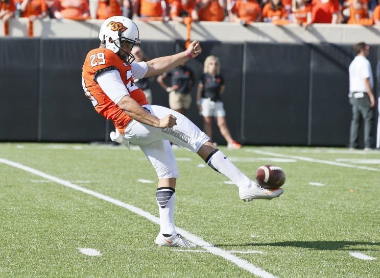 NFLDraft_2020's tweet photo. Top 20 2019 Seniors: Punters
4. Zach Sinor OKLAHOMA STATE (@ZachSinor29)
3. Tyler Newsome NOTRE DAME (@nikkisixxrocks)
2. Billy Kinney WEST VIRGINIA (@Kinney_15)
1. Jake Bailey STANFORD https://t.co/bM6av7z5sN