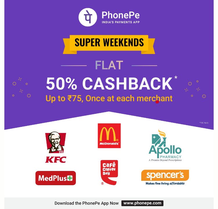 Xelenofil's tweet photo. @PhonePe_ @KFC_India @mcdonaldsindia @CafeCoffeeDay @Spencers_Retail @Flipkart Join guys and get chance to win @Flipkart  500INR Voucher😉👍

#SuperWeekends #PhonePe @KFC_India @mcdonaldsindia @CafeCoffeeDay @Spencers_Retail 👍

@HarpreetS95 
@chandra_mani38
@freeky9219
@justin40martan 
@Simran_dream
@Xuperman541
@kenanzel_
@Christian_jay48
@karbonasbandung https://t.co/ut5hn90xWa