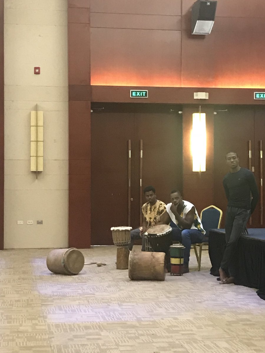 SonjahStanley's tweet photo. Dr L’Antoinette Stines taking the audience through dances, traditions and rhythms such as Jonkonnu, Kumina, Gerreh, Nyabinghi... Up next Roger Steffens (Marley archivist) speaks on legacy of #BobMarley #ReggaeSymposium @reggaesumfest https://t.co/qSraFt3z62