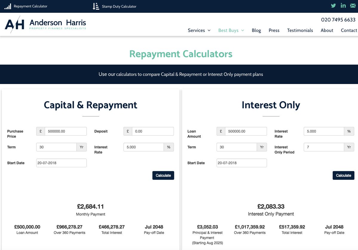 PMGettingItDone's tweet image. This one took a while to get through some legal approvals but it was worth it for the final result. Includes embedded calculators and all the features you would want for a London based Property Finance company...
andersonharris.co.uk #Website #property #Finance #mortgage