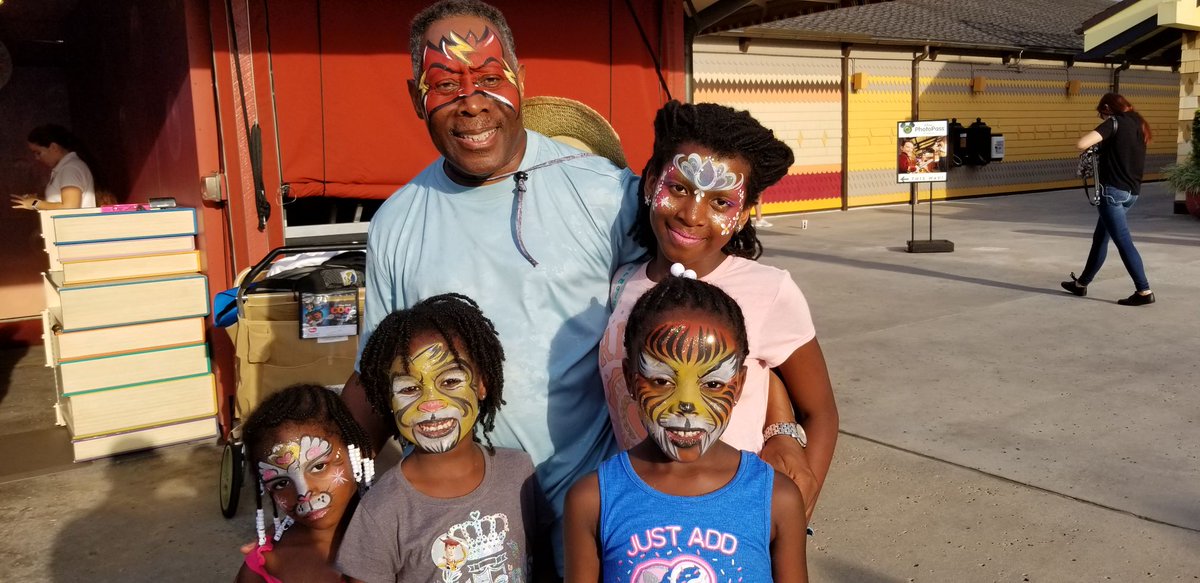 #FamilyVacation Paw-Paw are you going to paint your face?