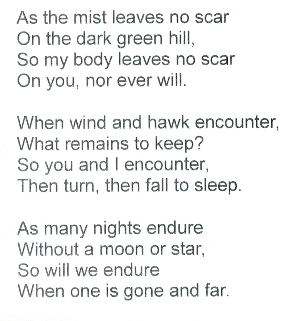 weila65's tweet photo. Susan was cremated today at 11:00. Some words from Leonard Cohen were a help. https://t.co/cOUemDFilA