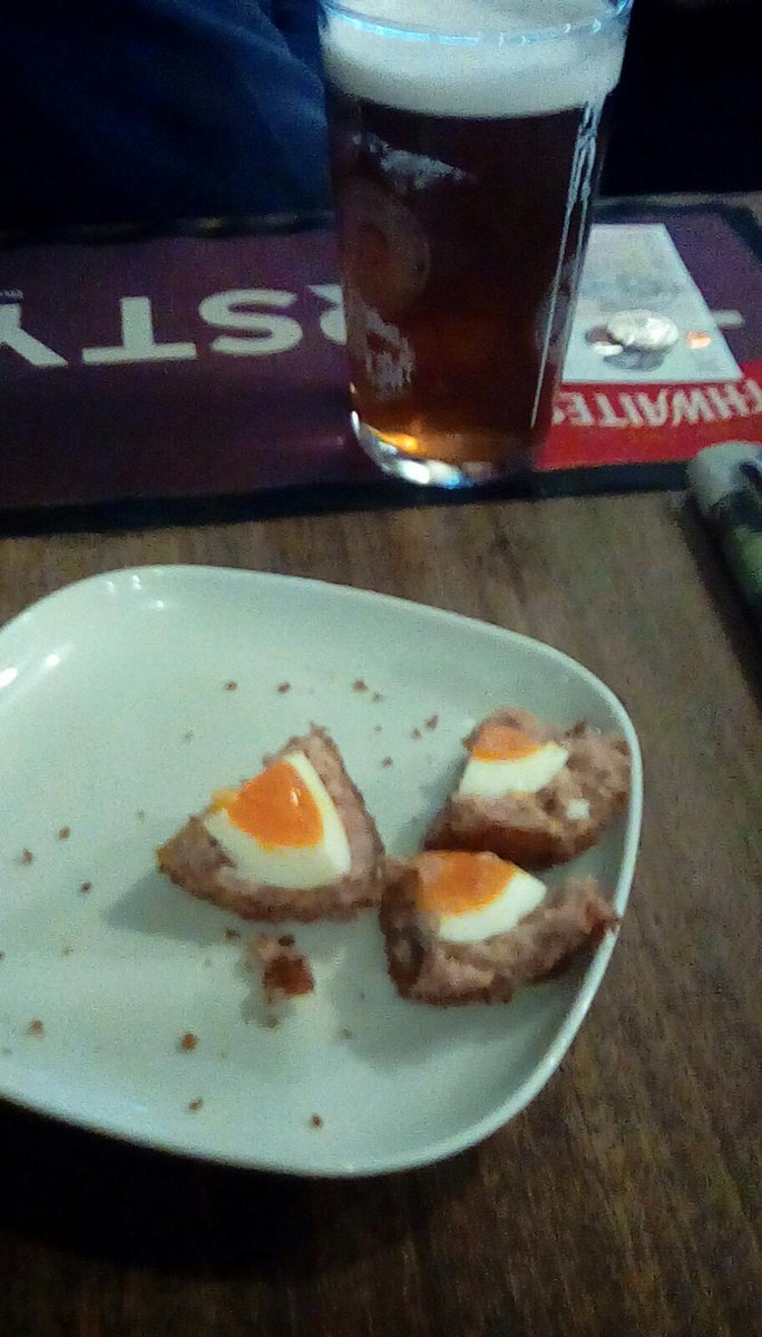 How about a bit of homemade scotch egg too!
