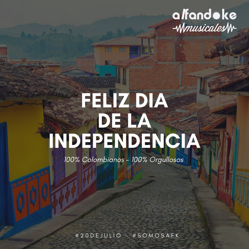 afkmusicales's tweet photo. Nuestra música nos pone a vibrar el corazón, estamos orgullosos de llevar nuestra bandera a cada lugar donde Alfandoke Musicales ha llegado. 
¡Que viva Colombia! ¡Qué viva la Música!

¡Feliz día a nuestro amado país!

#somoafk #20dejulio #somosmúsica https://t.co/nBYeUtk4SM