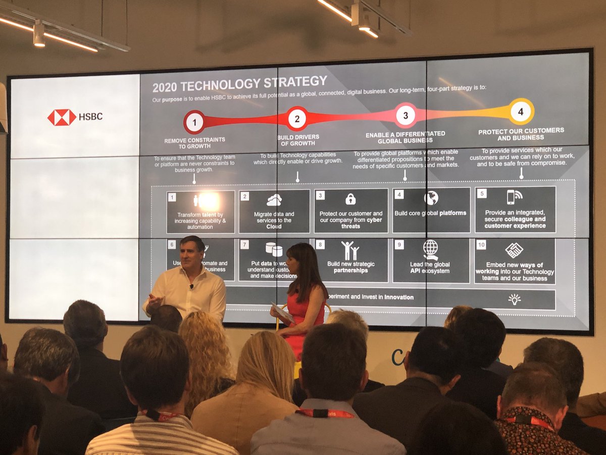 TriciaWeener's tweet photo. “Mastery of data is critical to the future of any business” Daryl West, HSBC CIO #HSBCTechconnect https://t.co/9MfIU1s0HA