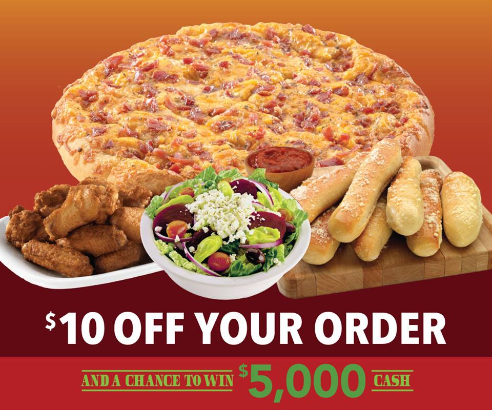 DailyNewsHDN's tweet photo. $10 OFF Any order at Cottage Inn Pizza when you take our brief survey at https://t.co/DNt1F3xqaa . You'll also be entered to win $5,000 cash! Just go to https://t.co/v5TlHIY1By and enter 1030! (Redeemable at the Hillsdale location only). https://t.co/wmNL98QLrf