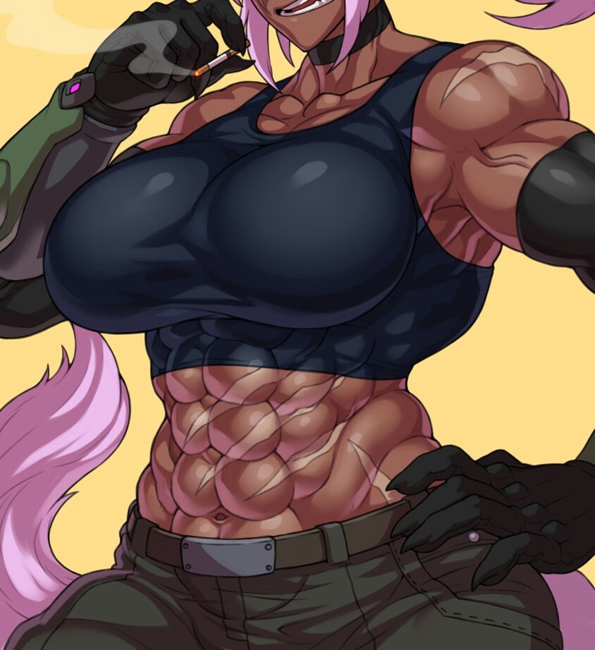 MuscularSub's tweet image. Abs.