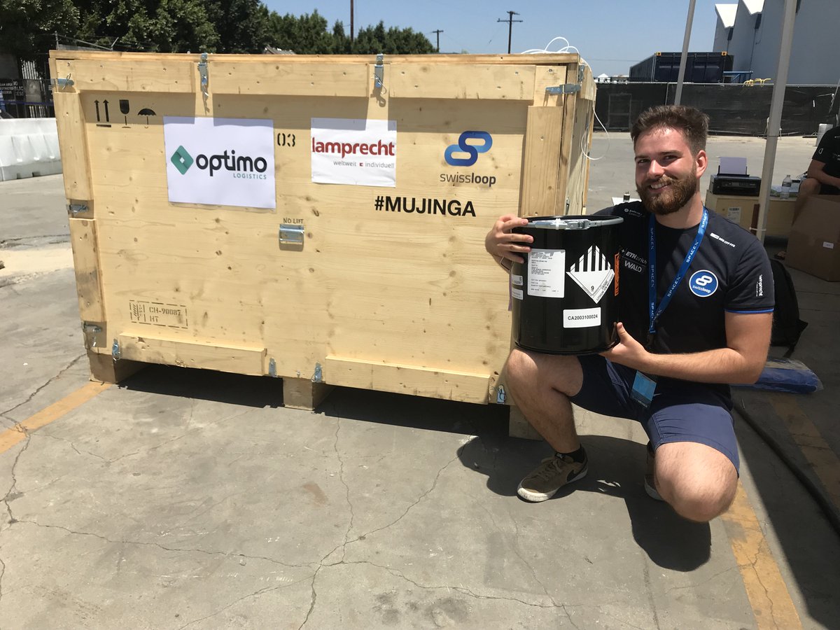 Saft_batteries's tweet image. Good luck to team @Swissloop at the #Hyperloop competition this weekend. Saft is proud to power your race #breakapod spacex.com/hyperloop