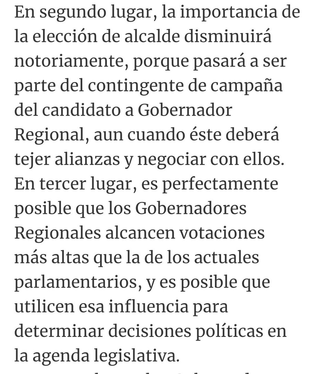 Gobiernos regionales: La prueba que viene latercera.com/la-tercera-pm/… //Los Gobernadores Regionales electos el 2020 serán decisivos para la elección presidencial de 2021, y tendrán un gran poder de negociación. ¿Por qué?👇Atentos #Antofagasta #Descentralización