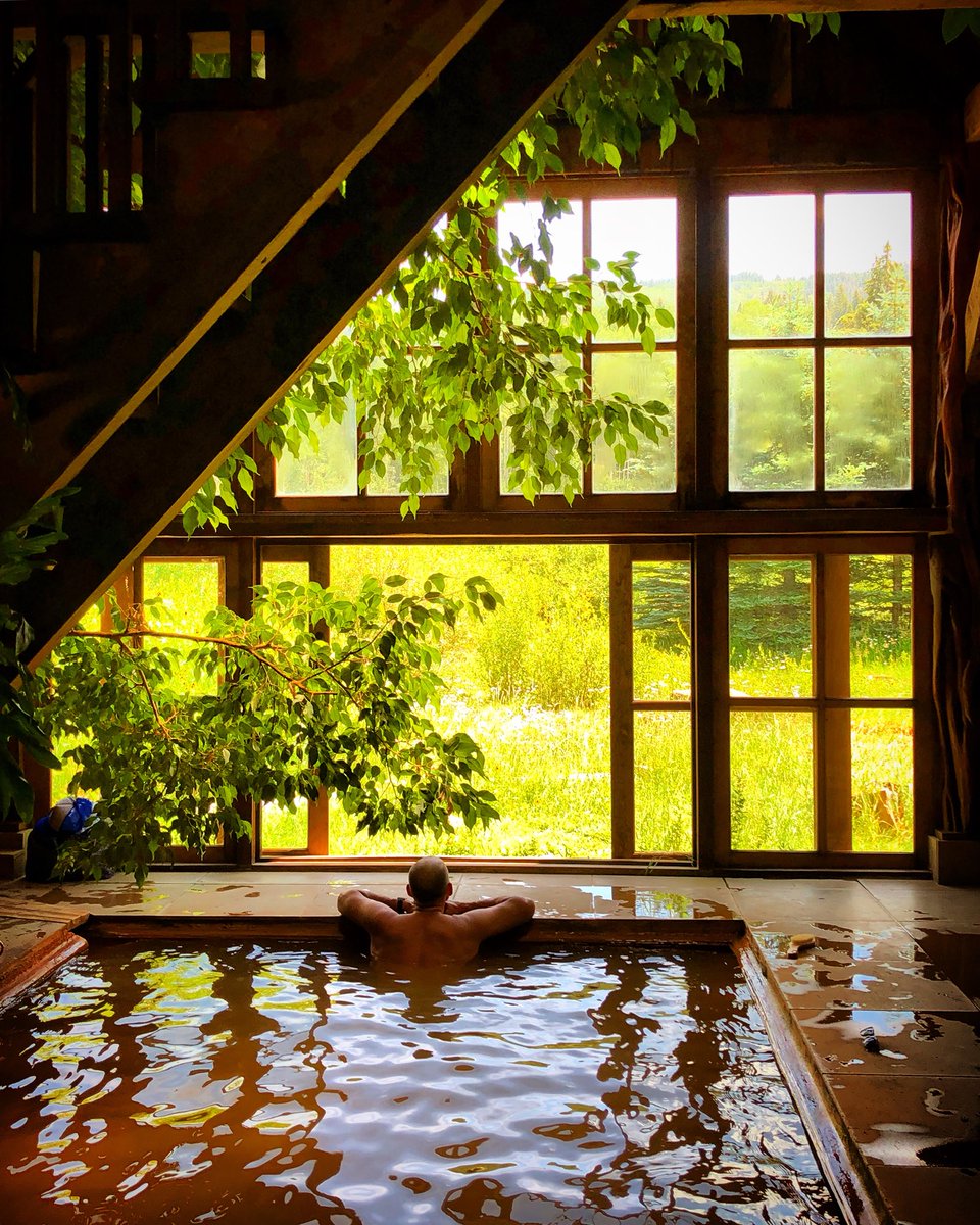 slay_the_gnar's tweet image. Pretty epic lunch &amp;amp; hot spring soak @duntonhotspring 🤘🏻