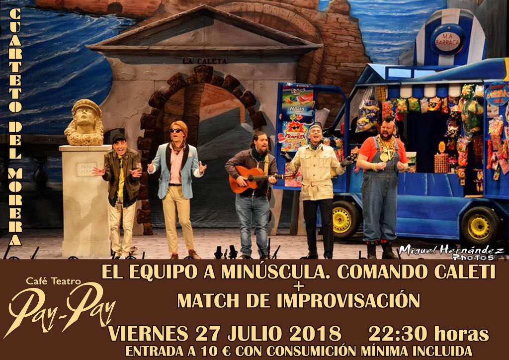 mmorera79's tweet photo. El VIERNES que viene, 27 de JULIO, la pensamos liar en CÁDIZ (@ElPayPay )
CUARTETO + IMPROVISACIÓN
Ya a la venta! https://t.co/Qsw1t1k0WA