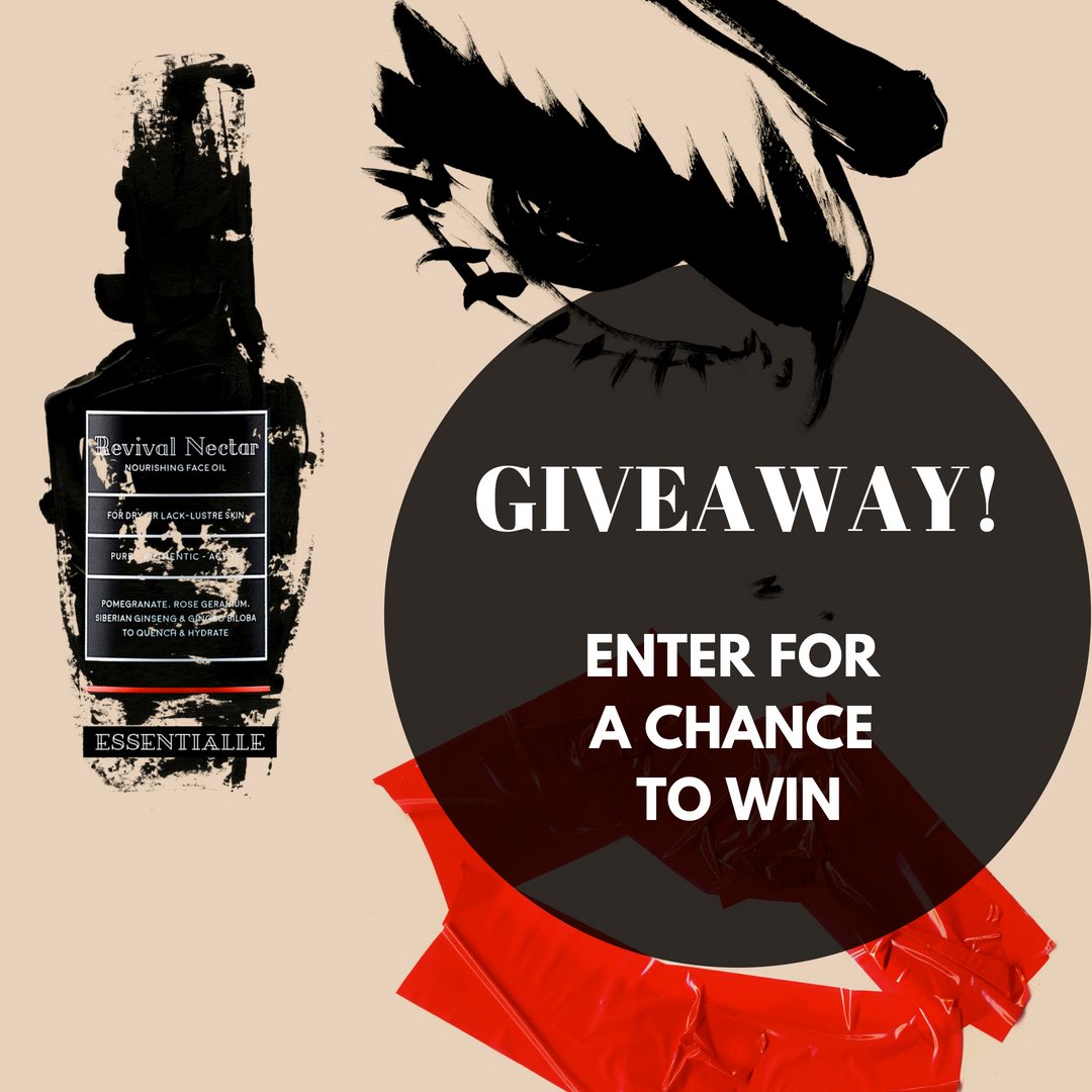 EssentialleSkin's tweet photo. ▪️▪️#GIVEAWAY ALERT ▪️▪️
✨Enter now for a chance to win our beautifully aromatic Revival Nectar Nourishing Face Oil!

🙌It's easy as  1 2 3! 

1️⃣Follow us on Twitter
2️⃣Like this post
3️⃣Retweet this post
AND YOU ARE IN! 🎉

UK only. Winner announced on 25.07.18! https://t.co/IyXWtdsCSu