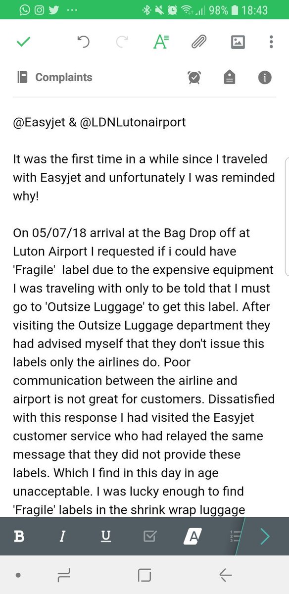CutClass_'s tweet image. 3 late flights in 3 days, no supply of a fragile label &amp;amp; items stolen from luggage. 
No surprise why I haven't flown in a while with @Easyjet &amp;amp; @LDNLutonairport