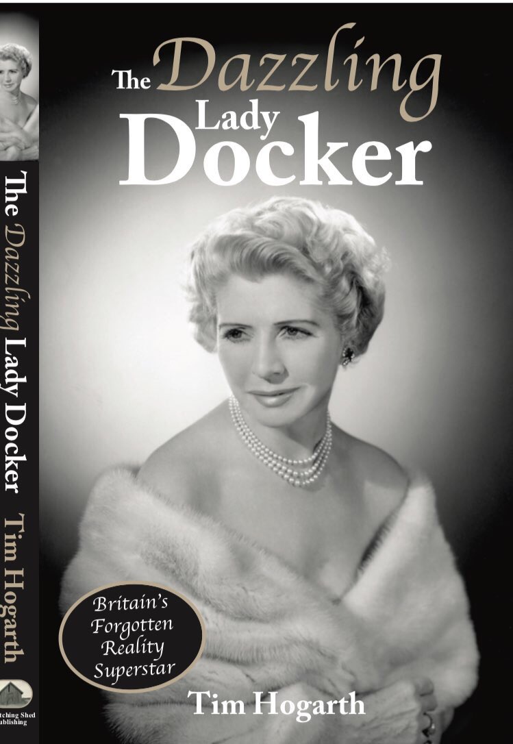 TimHogarth's tweet photo. PLEASE RT!
The Dazzling Lady Docker is back! My first ever book will be released August 1st! Available now to pre-order on Amazon! @SecretDealers @michaelmelody @christinetalbot @ITV @LocalGazettes @lovejoy64 https://t.co/1m2gatezYj