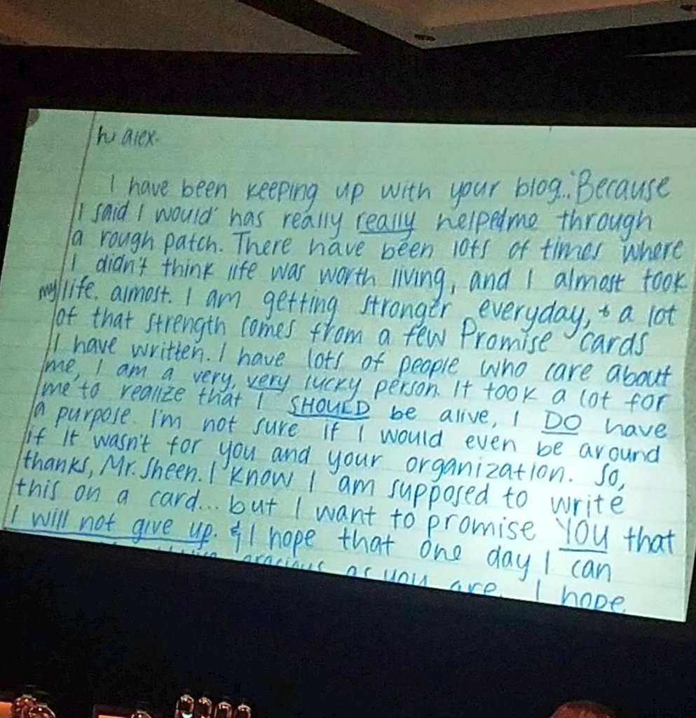 msopp7's tweet photo. When you have a strong WHY, you can be strong. @bcisaidiwould #becauseisaidiwould #projectsemicolon #intchg18 https://t.co/FImP9BsX1t