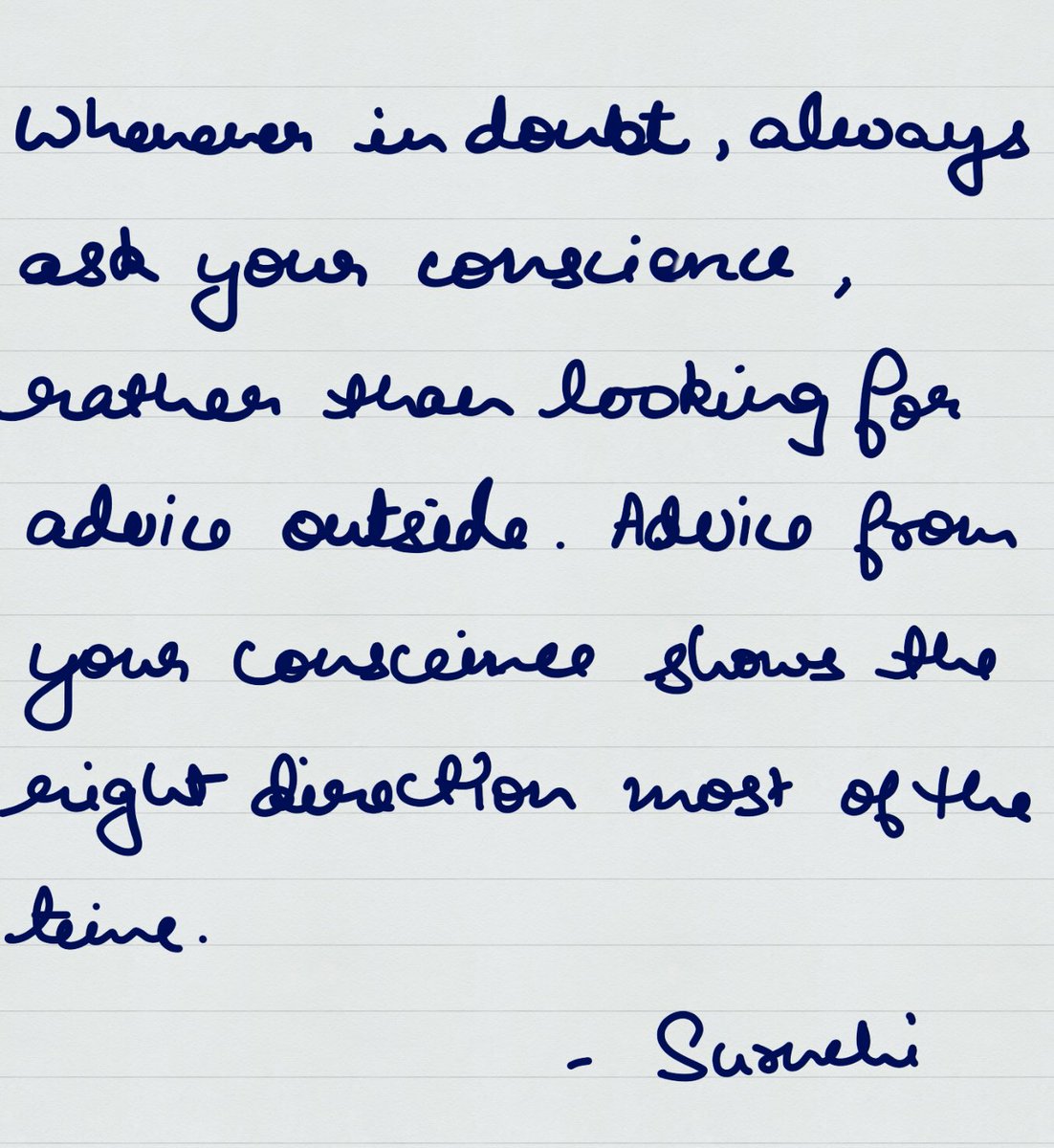 #whenindoubt #conscience #rightadvice #talktoyourinnerself #akkitarotreader #tarotmakesmewise