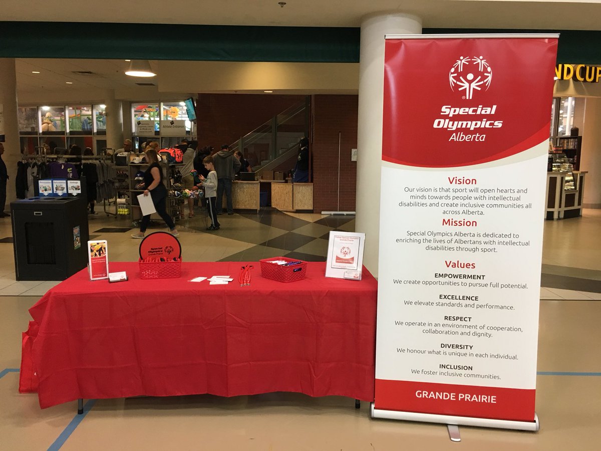 SpecialOGP's tweet photo. Stop by and say hi if you’re taking in some of the events of the Alberta Summer Games here at the Eastlink Center https://t.co/4Y0LorbmrB