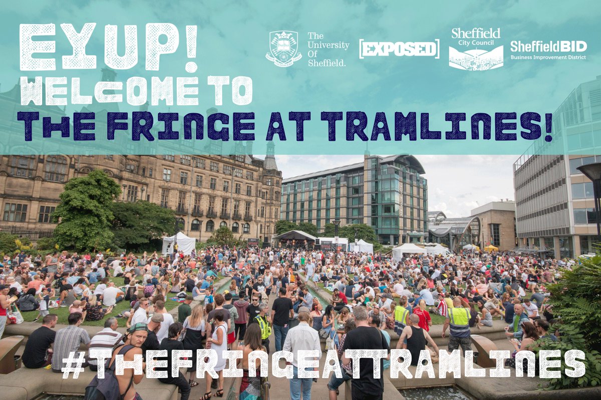 It's here! #TheFringeAtTramlines has landed in Sheffield city centre. Have a fantastic weekend, whether watching a film in the Peace Gardens, listening to music at Devonshire Green or soaking up the atmosphere in Barkers Pool!
Head to sheffafter5.com/thefringeattra… for more!